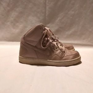 Nike Women's High-Top Athletic Sneakers in Light Pink